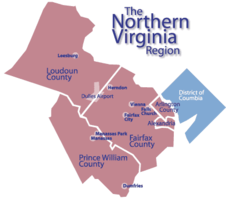 Our services areas in Virginia